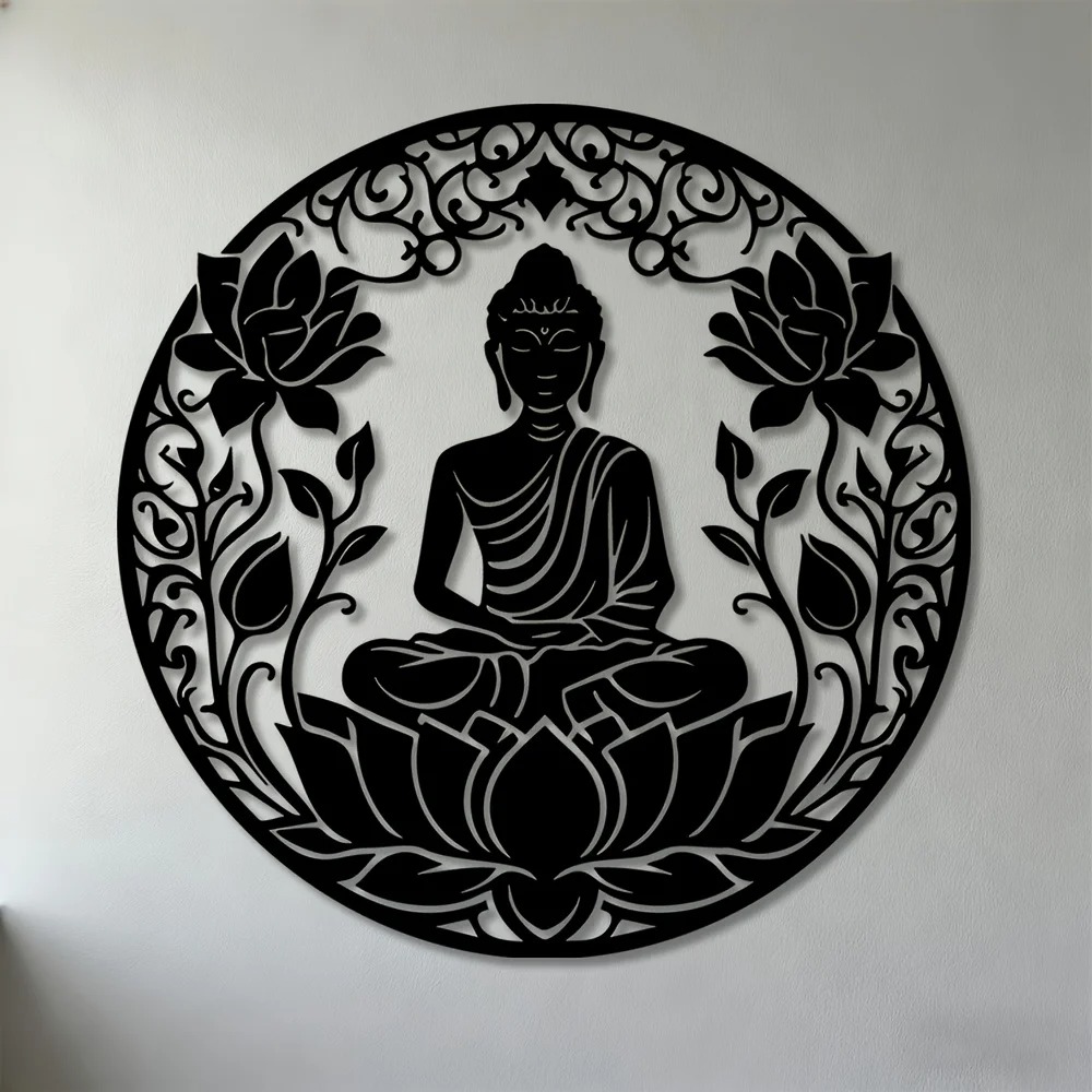 Home Textiles Brands - Marka 2D Düz Buda Lotus Mandala