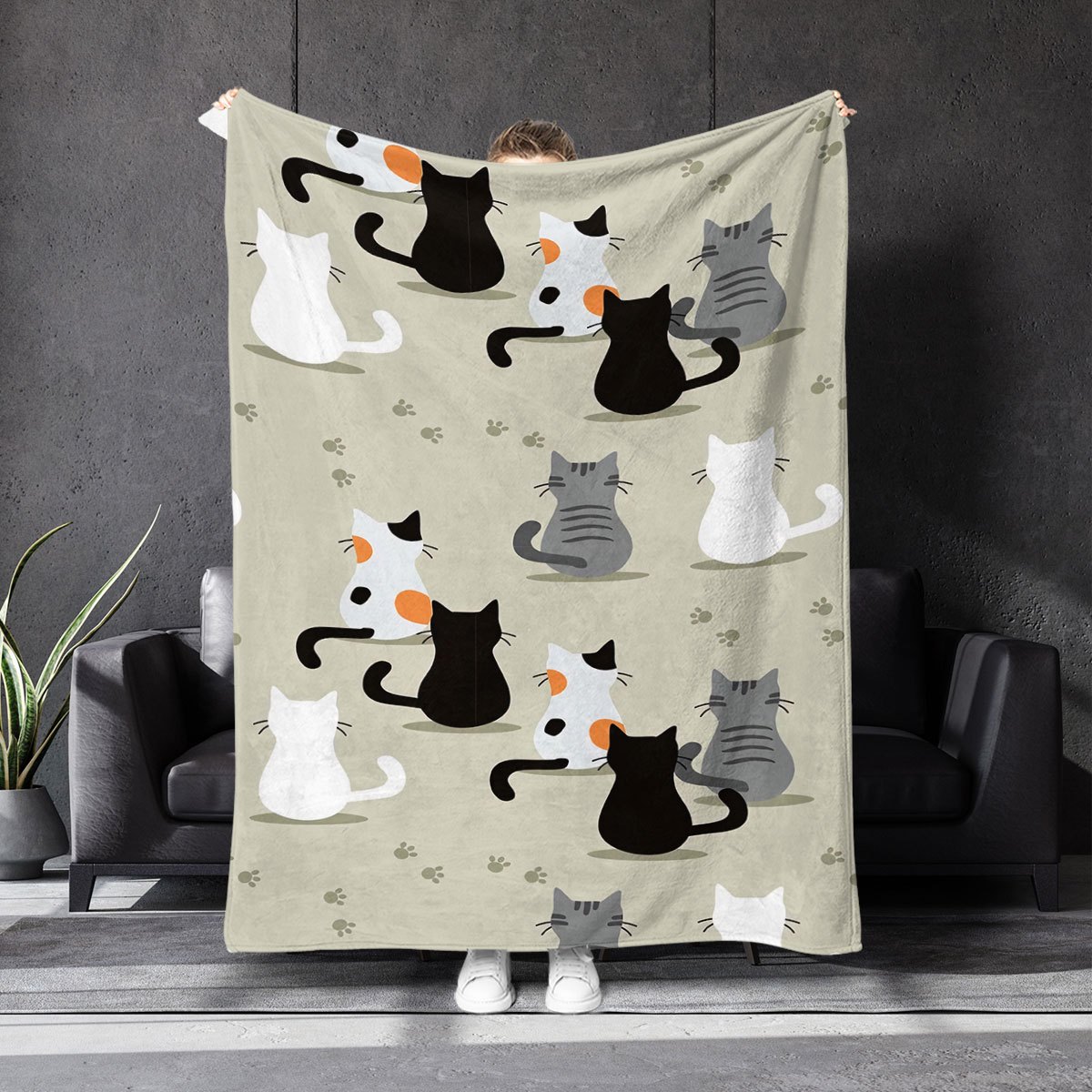 Kedi Desenli Battaniye, Eviniz - Your Home Textiles incelemesi ve fiyatı