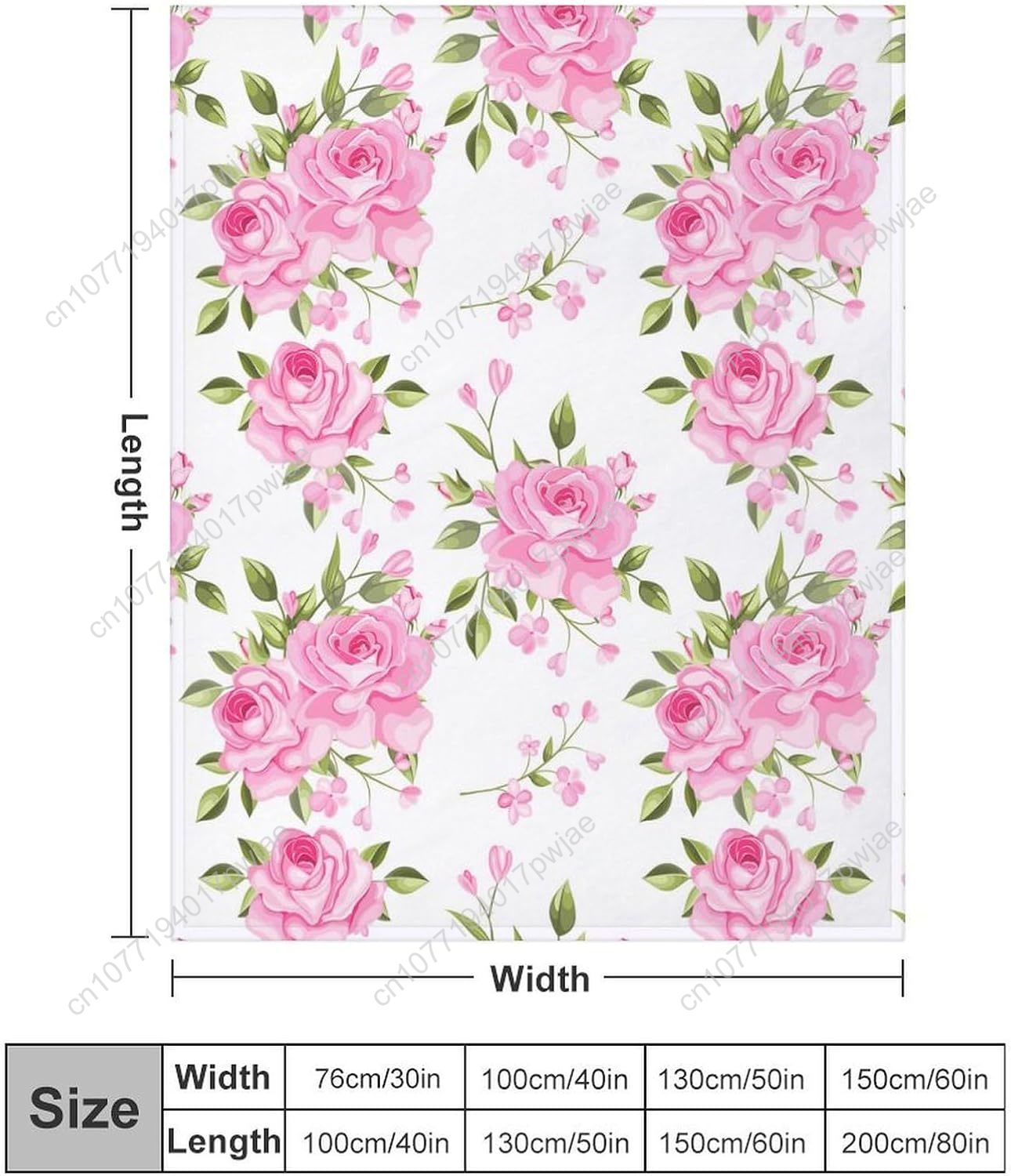Pembe Çiçekli Battaniye Çiçek  - Home Textiles Blanket incelemesi ve fiyatı