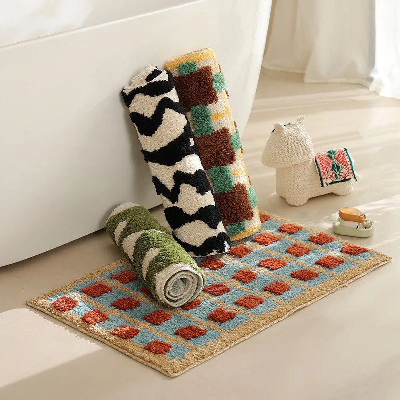 VIKAMA Ekose Zemin Paspası, Ka - Home Textiles Plaid incelemesi ve fiyatı