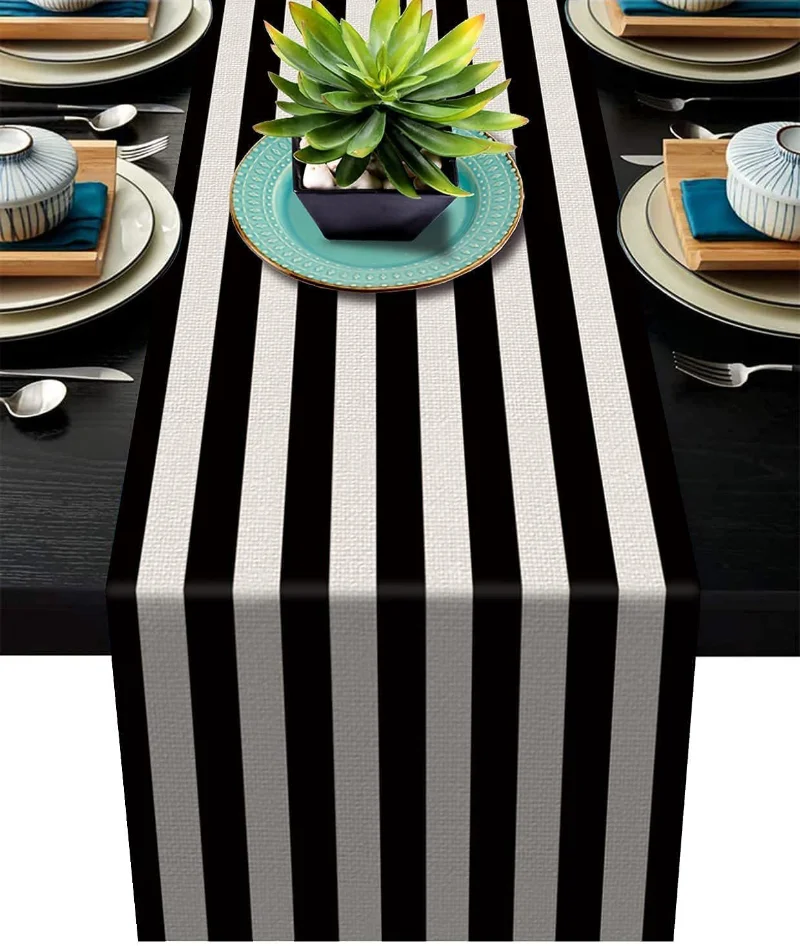 Yeni geometrik keten çizgili m - Home Textiles Plaid incelemesi ve fiyatı